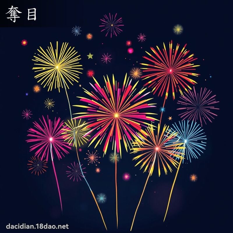 奪目 - 國語大辭典配圖