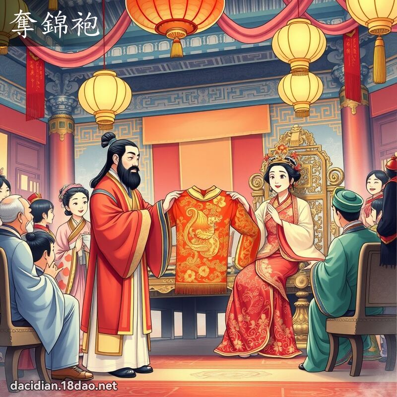 夺锦袍 - 国语大辞典配图