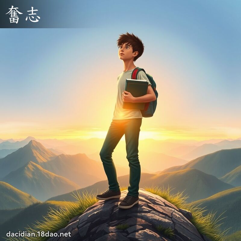 奋志 - 国语大辞典配图