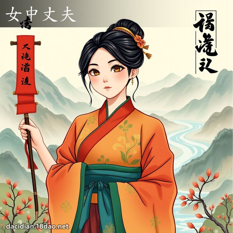 女中丈夫 - 國語大辭典配圖