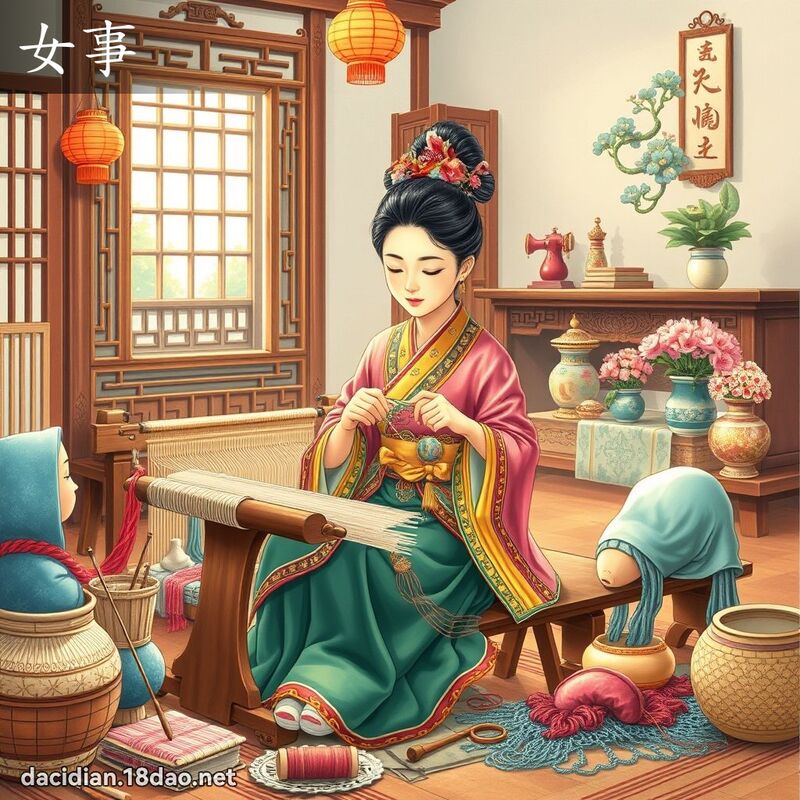 女事 - 国语大辞典配图