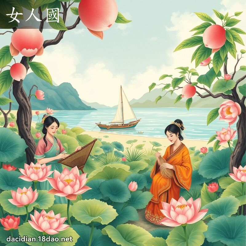 女人国 - 国语大辞典配图