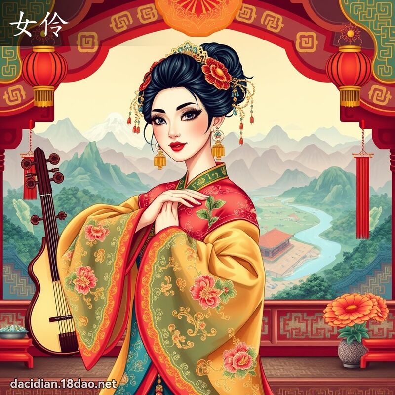 女伶 - 國語大辭典配圖