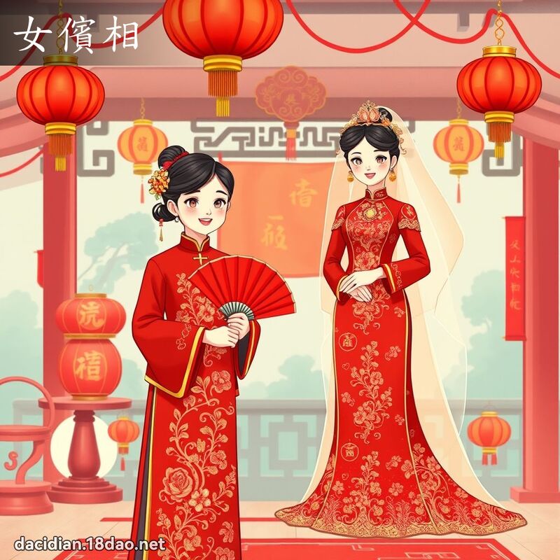 女儐相 - 国语大辞典配图
