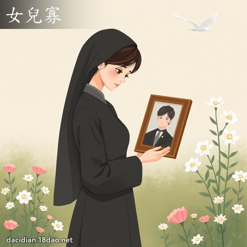 女儿寡 - 国语大辞典配图