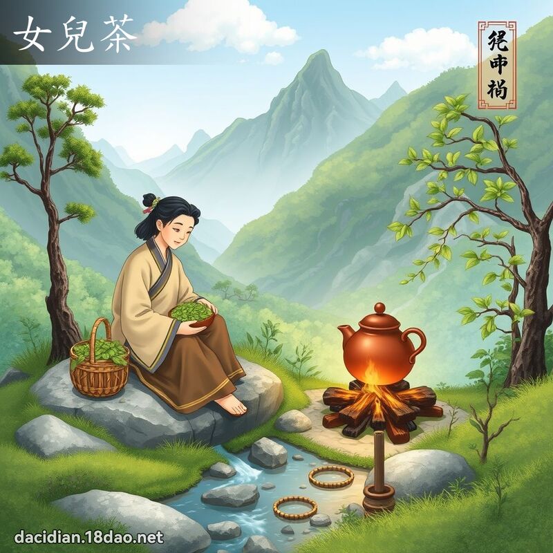 女儿茶 - 国语大辞典配图