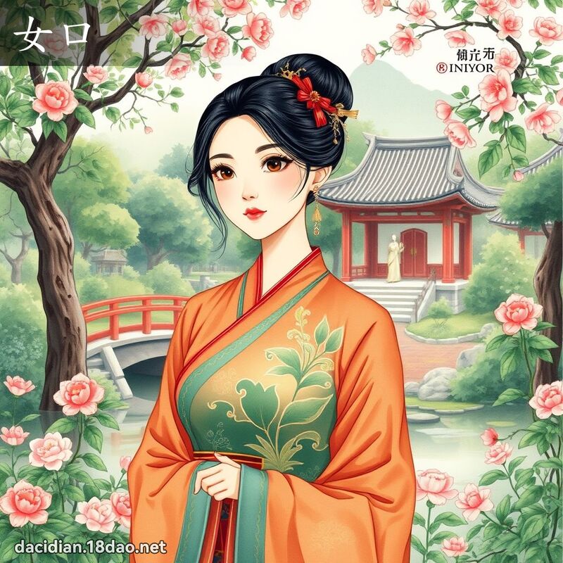 女口 - 国语大辞典配图