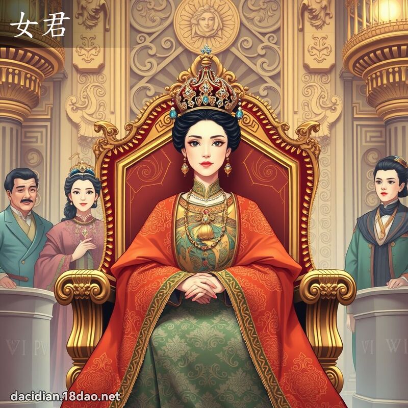 女君 - 國語大辭典配圖