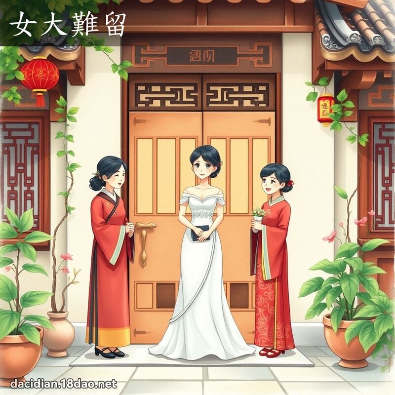 女大难留 - 国语大辞典配图