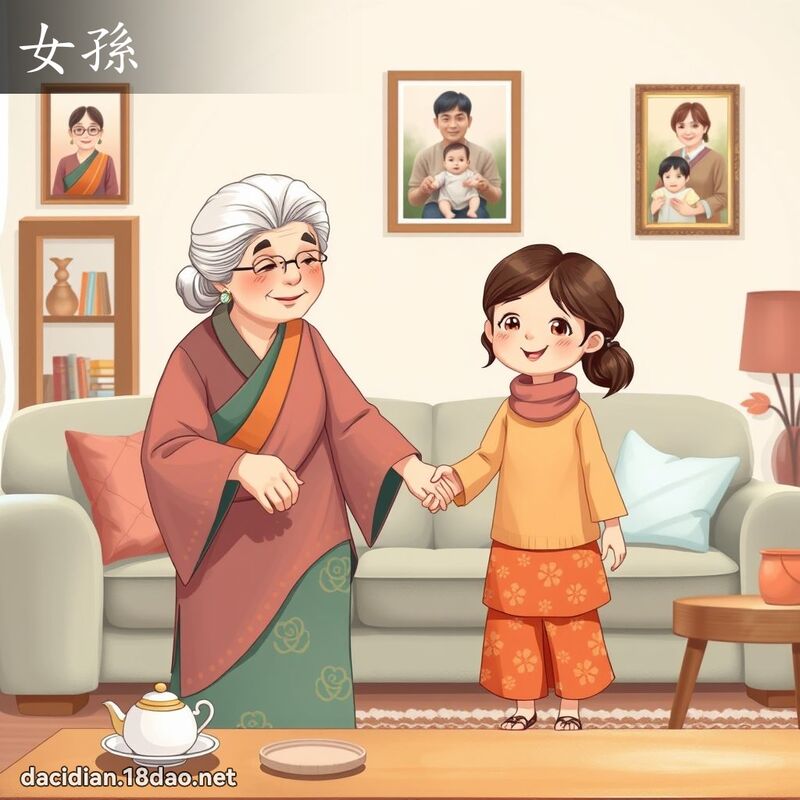 女孫 - 國語大辭典配圖