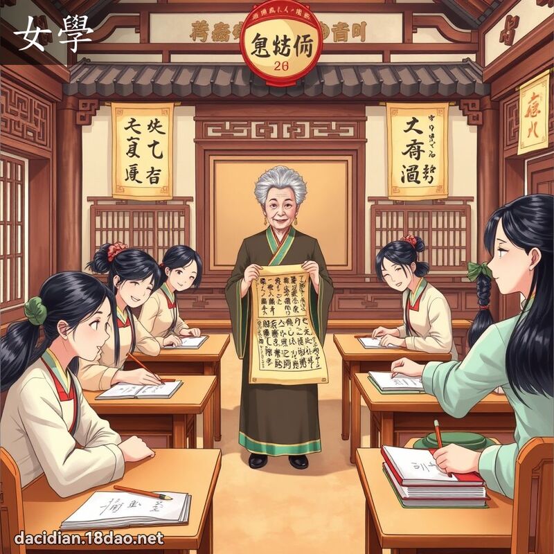 女学 - 国语大辞典配图