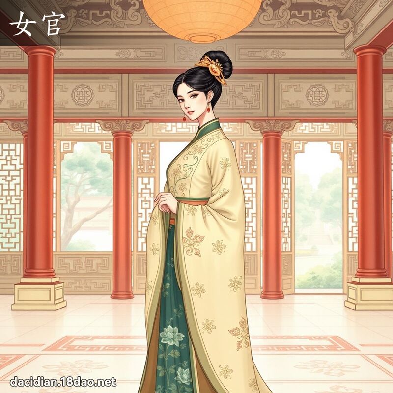 女官 - 國語大辭典配圖