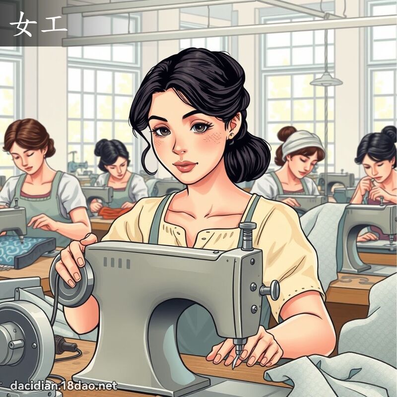 女工 - 国语大辞典配图