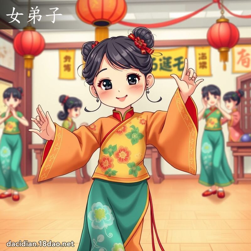 女弟子 - 国语大辞典配图