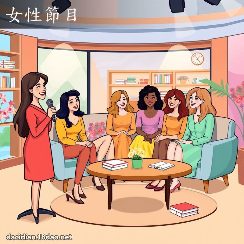 女性節目 - 國語大辭典配圖