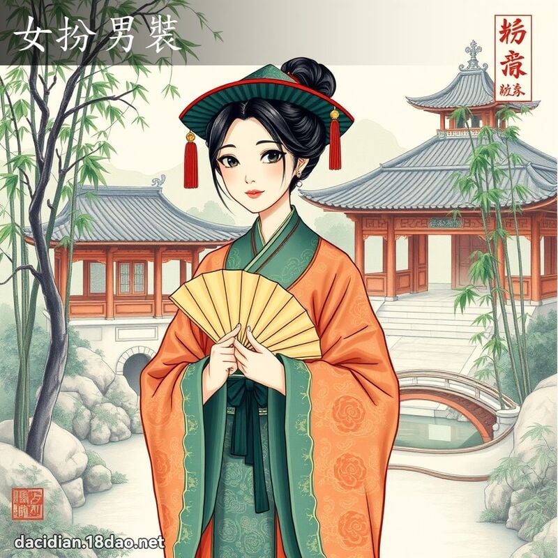 女扮男装 - 国语大辞典配图