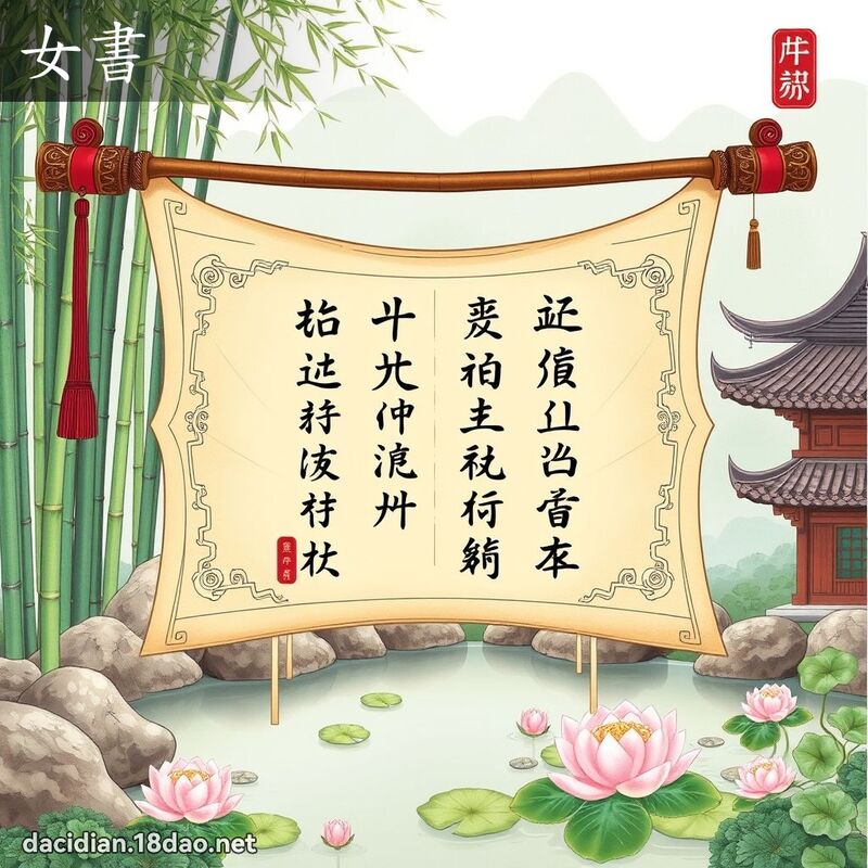 女书 - 国语大辞典配图