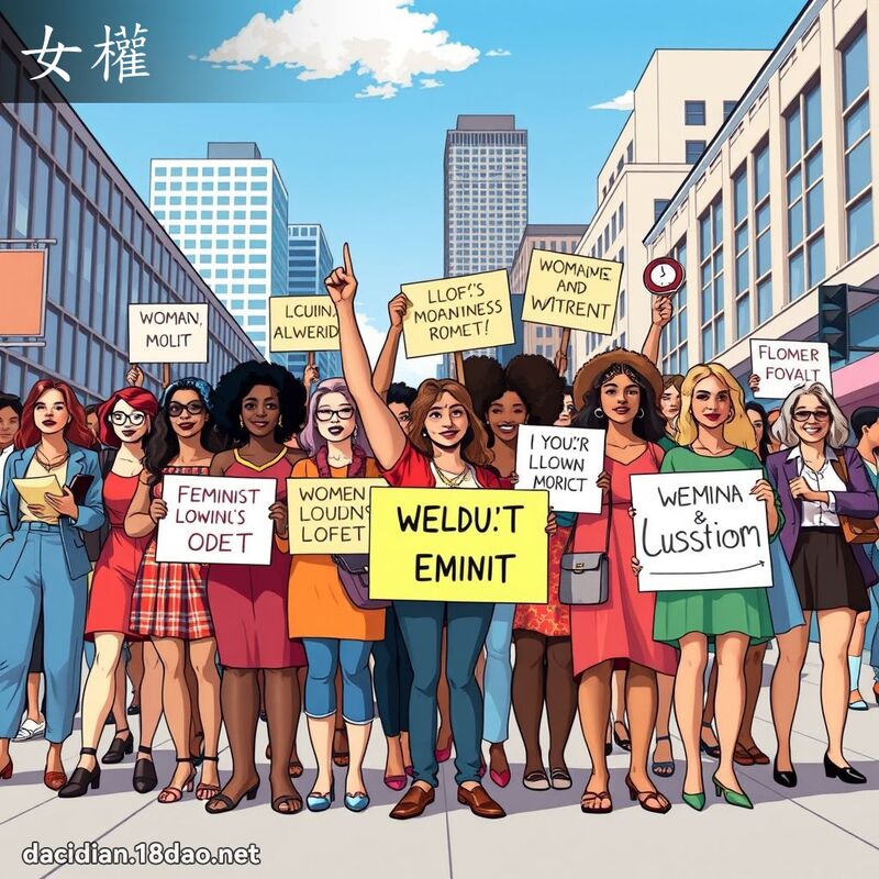女权 - 国语大辞典配图