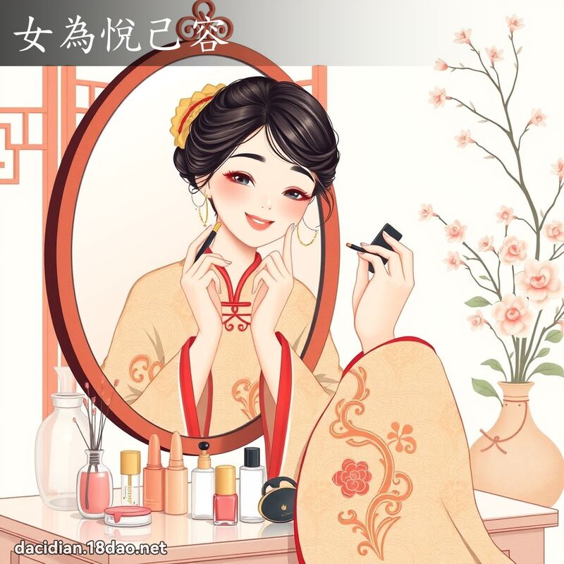女为悦己容 - 国语大辞典配图
