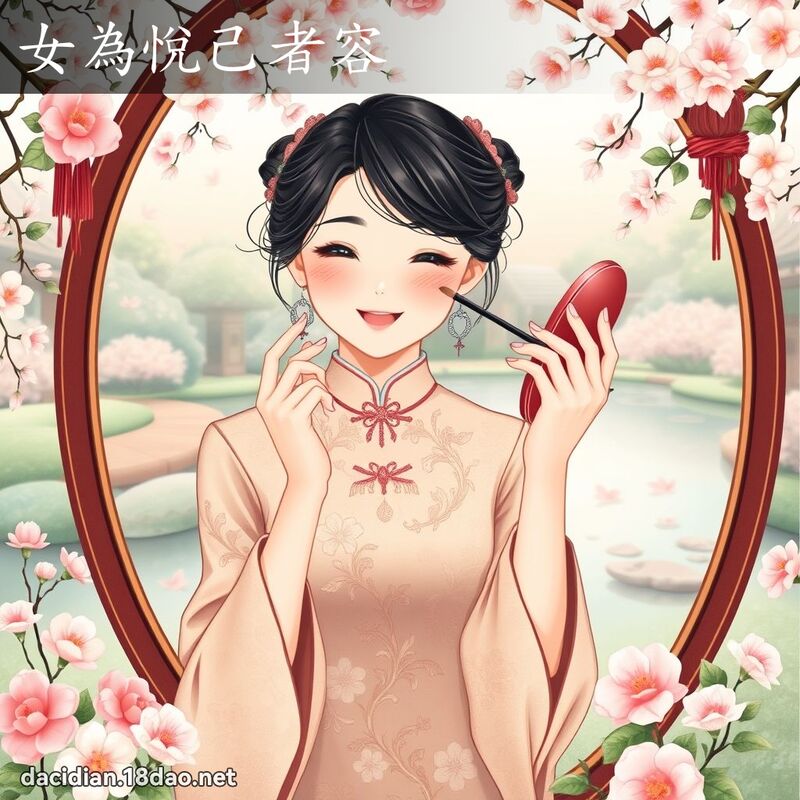 女為悅己者容 - 國語大辭典配圖