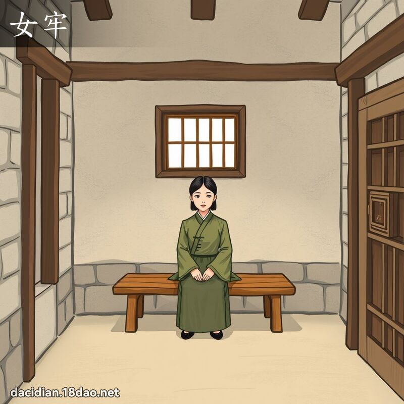 女牢 - 国语大辞典配图