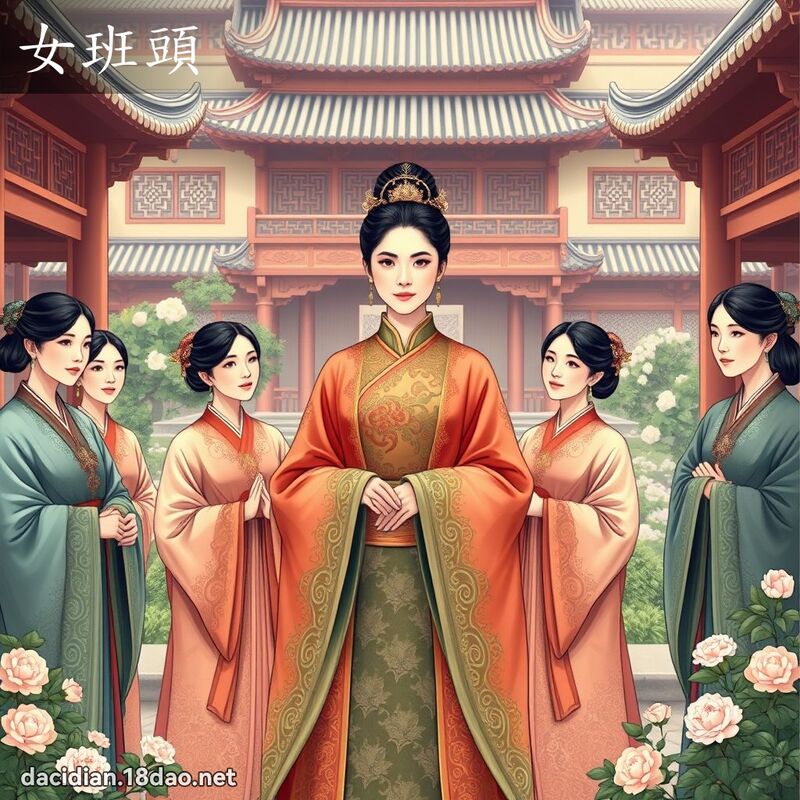 女班头 - 国语大辞典配图