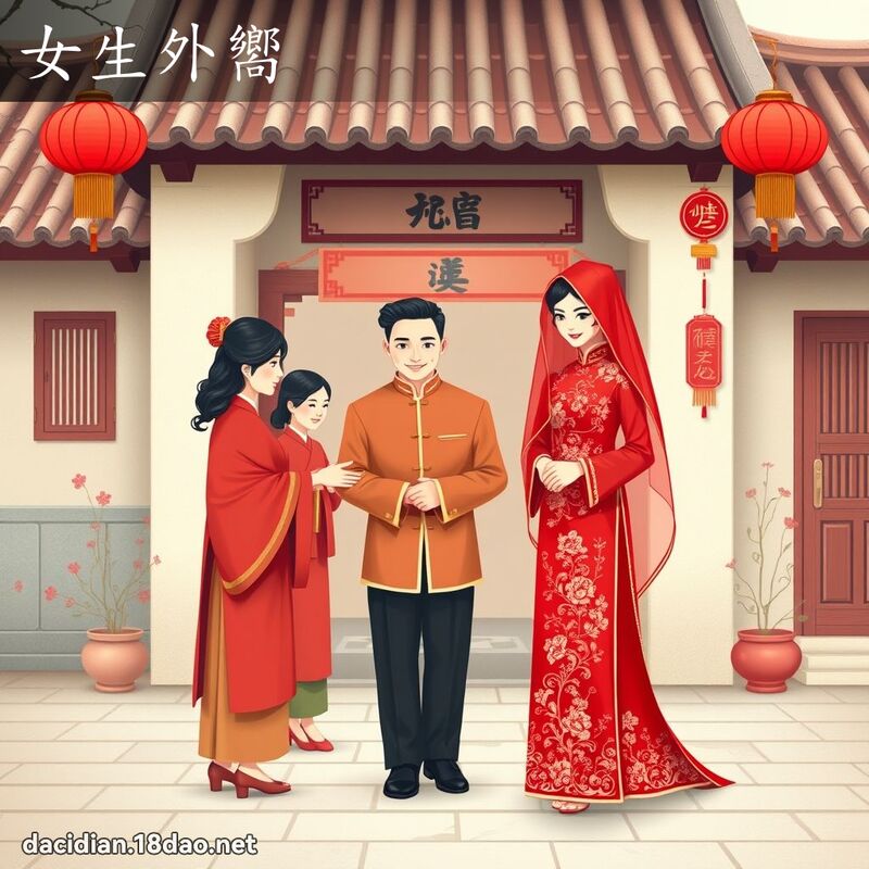 女生外向 - 国语大辞典配图