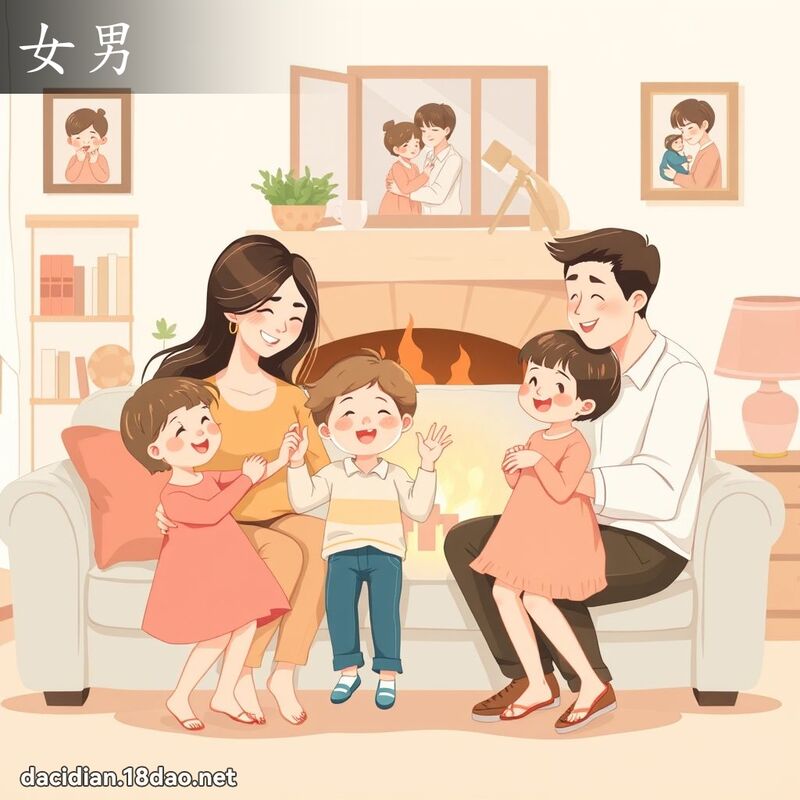 女男 - 國語大辭典配圖