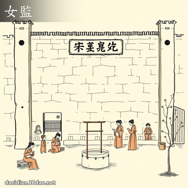 女监 - 国语大辞典配图