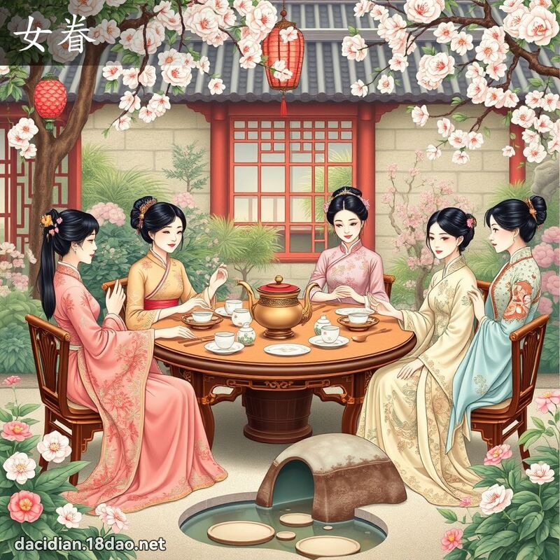 女眷 - 國語大辭典配圖