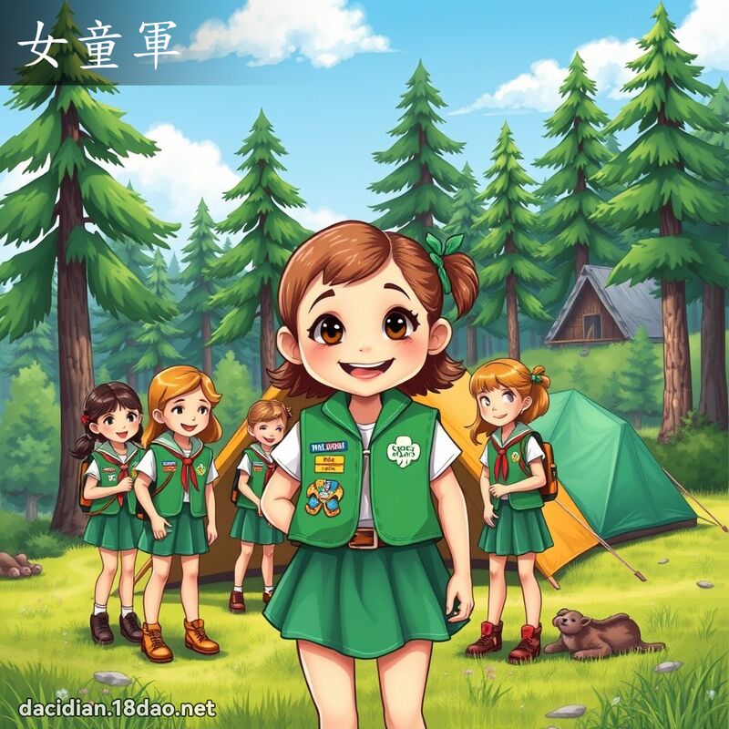女童軍 - 國語大辭典配圖