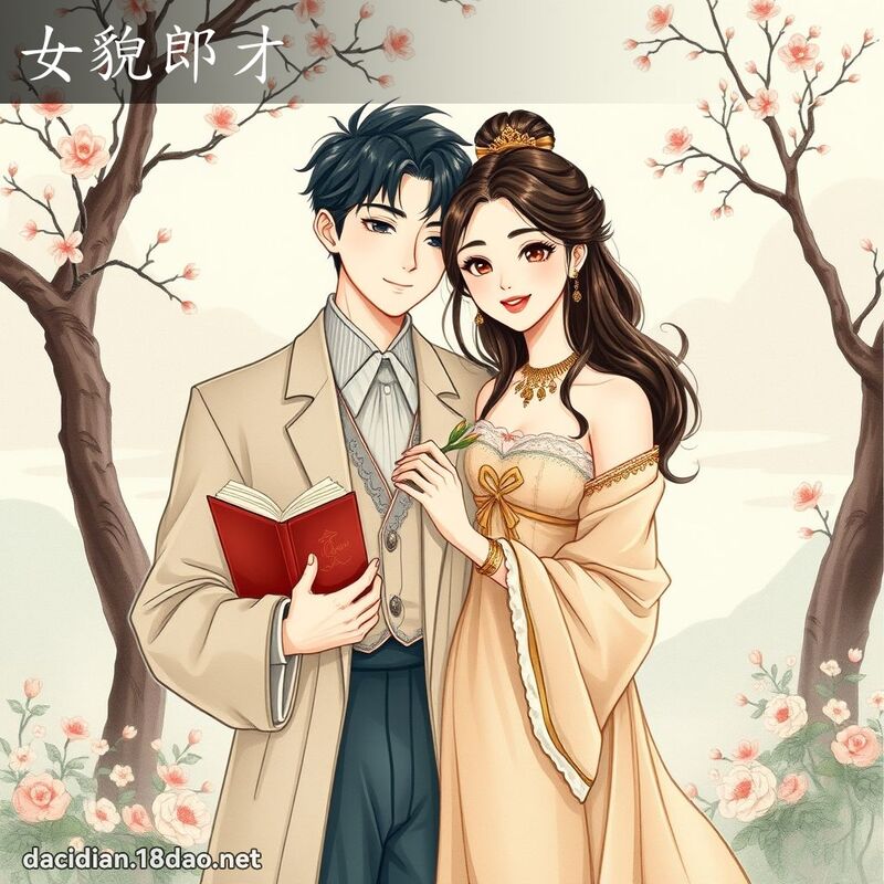 女貌郎才 - 國語大辭典配圖