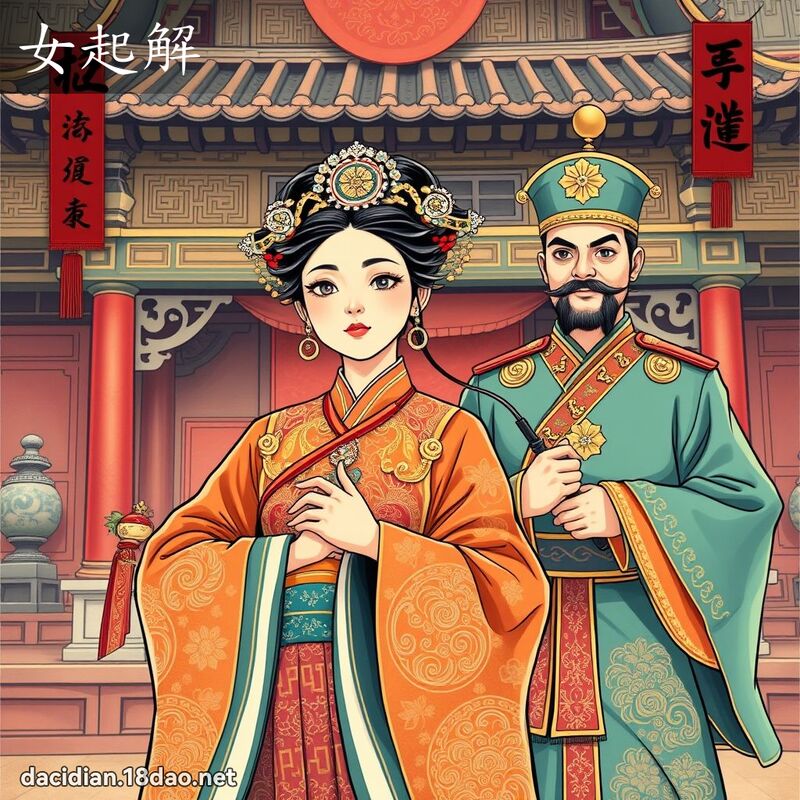 女起解 - 國語大辭典配圖