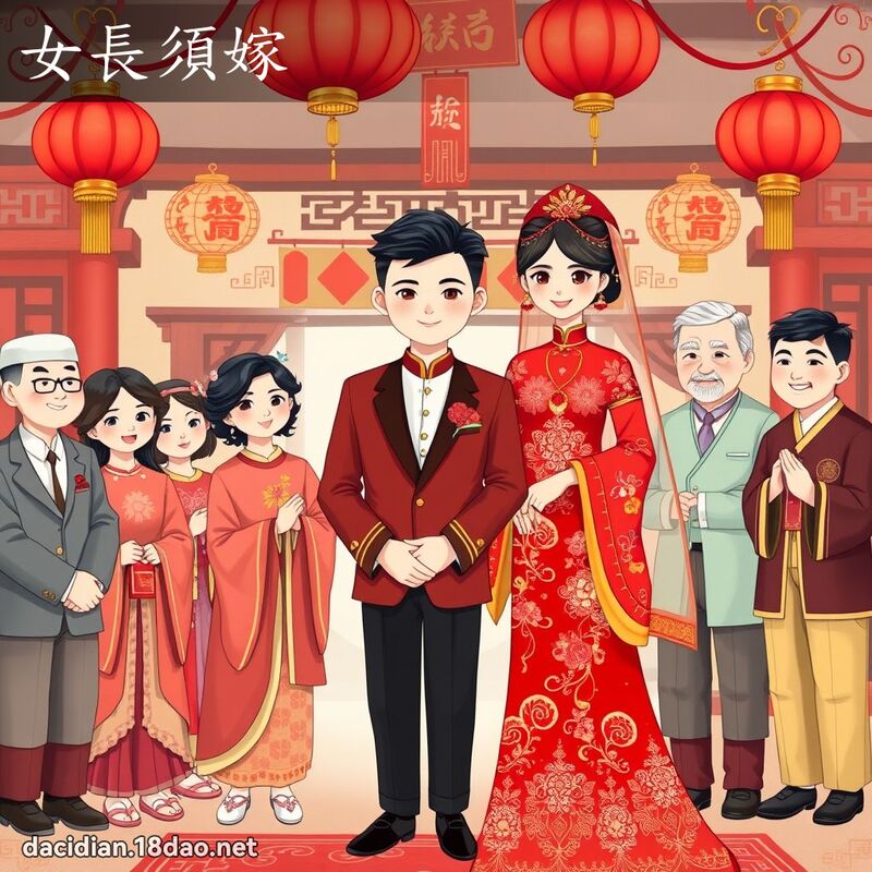 女長須嫁 - 國語大辭典配圖