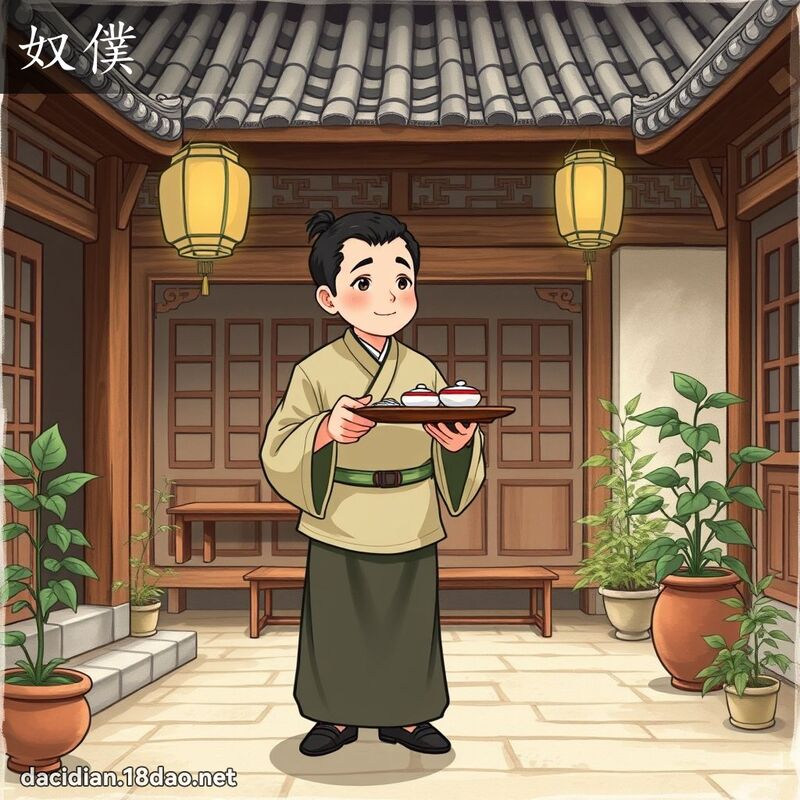 奴僕 - 國語大辭典配圖