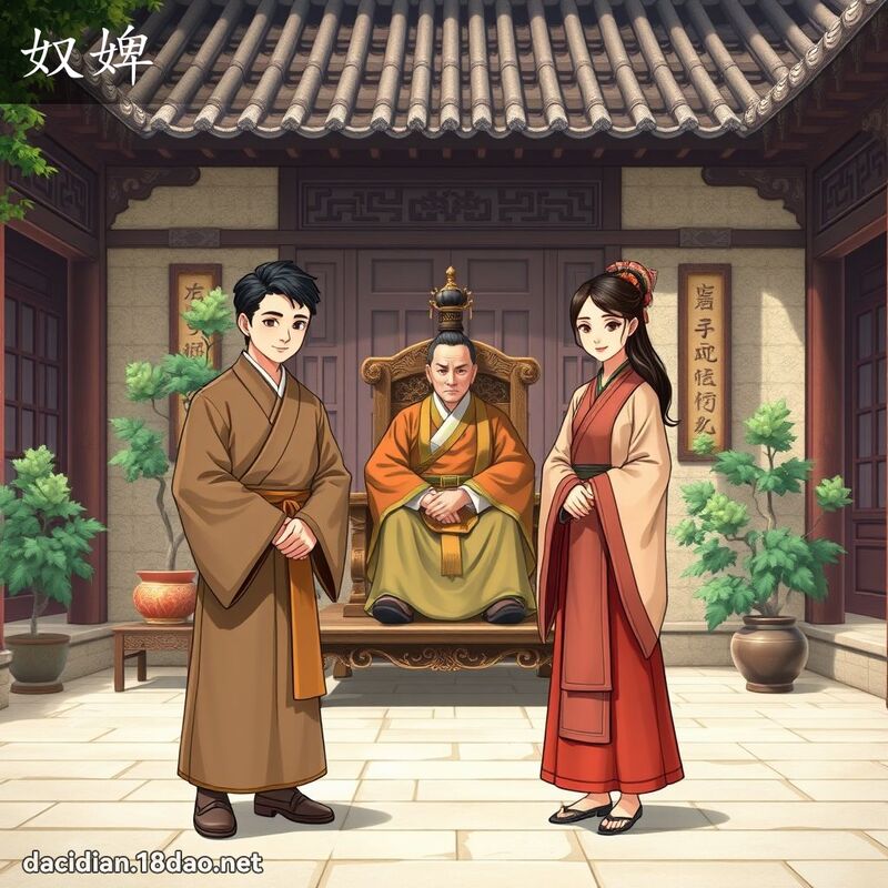 奴婢 - 國語大辭典配圖