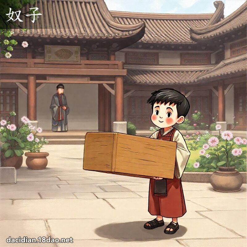 奴子 - 国语大辞典配图