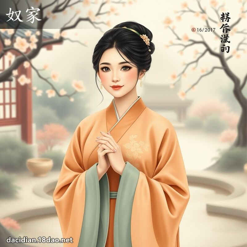奴家 - 國語大辭典配圖