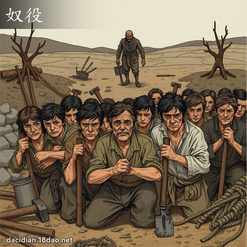奴役 - 国语大辞典配图