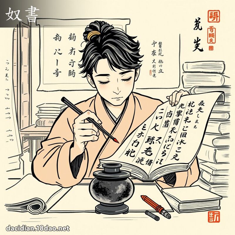 奴書 - 國語大辭典配圖