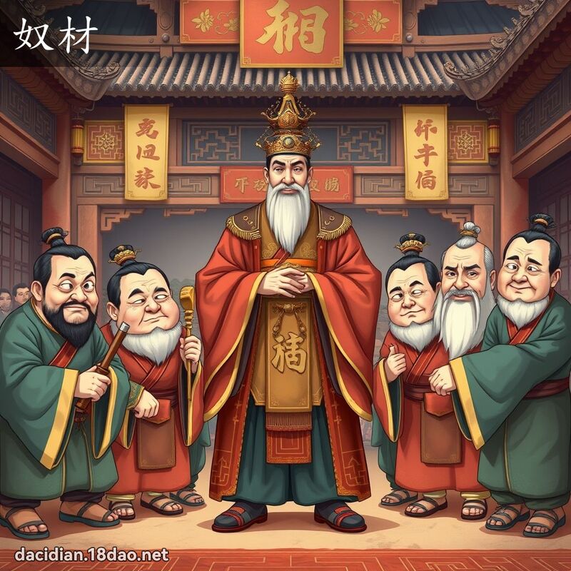 奴材 - 国语大辞典配图