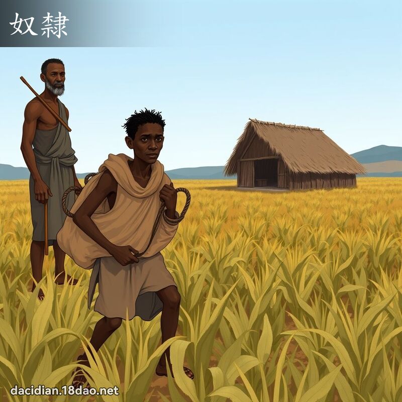 奴隸 - 國語大辭典配圖