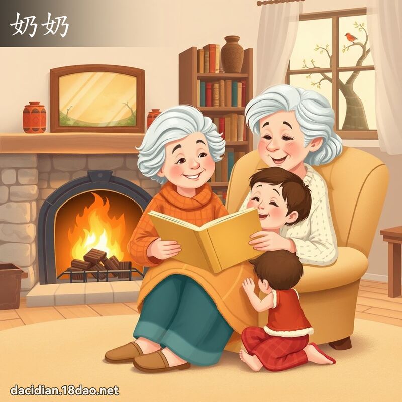 奶奶 - 國語大辭典配圖
