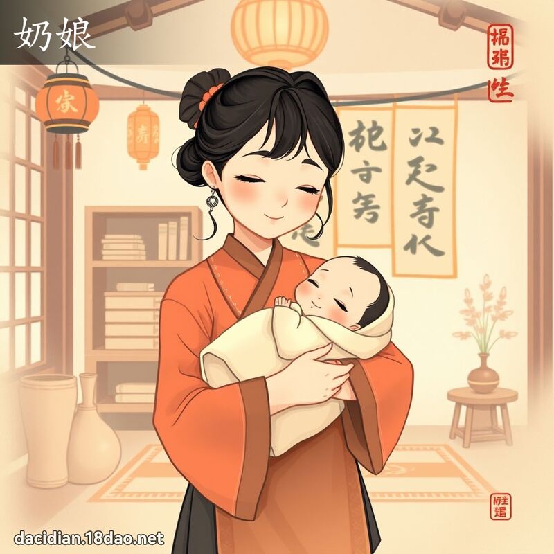 奶娘 - 国语大辞典配图