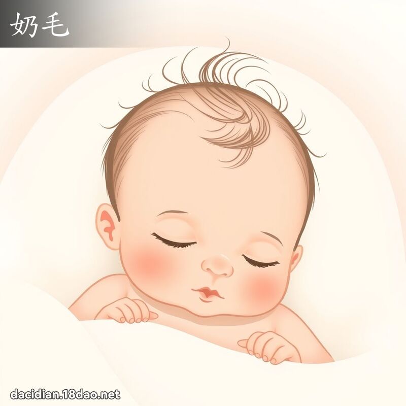 奶毛 - 國語大辭典配圖