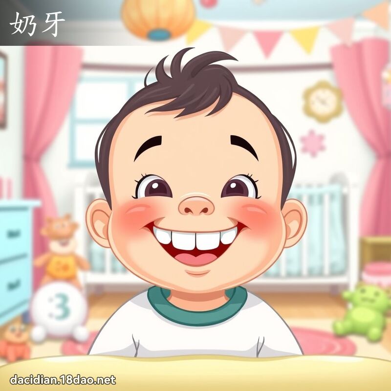 奶牙 - 國語大辭典配圖