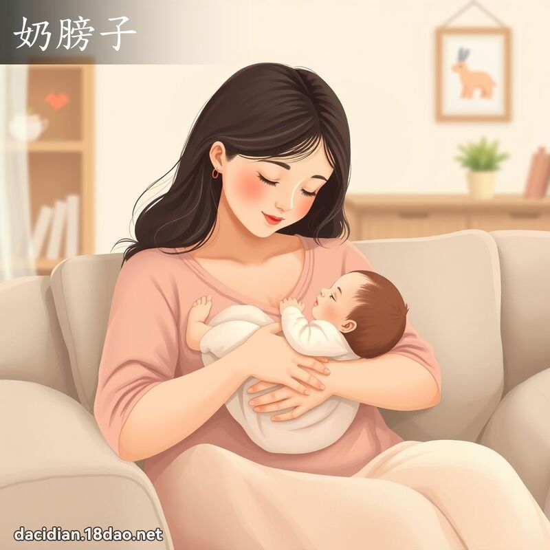 奶膀子 - 國語大辭典配圖