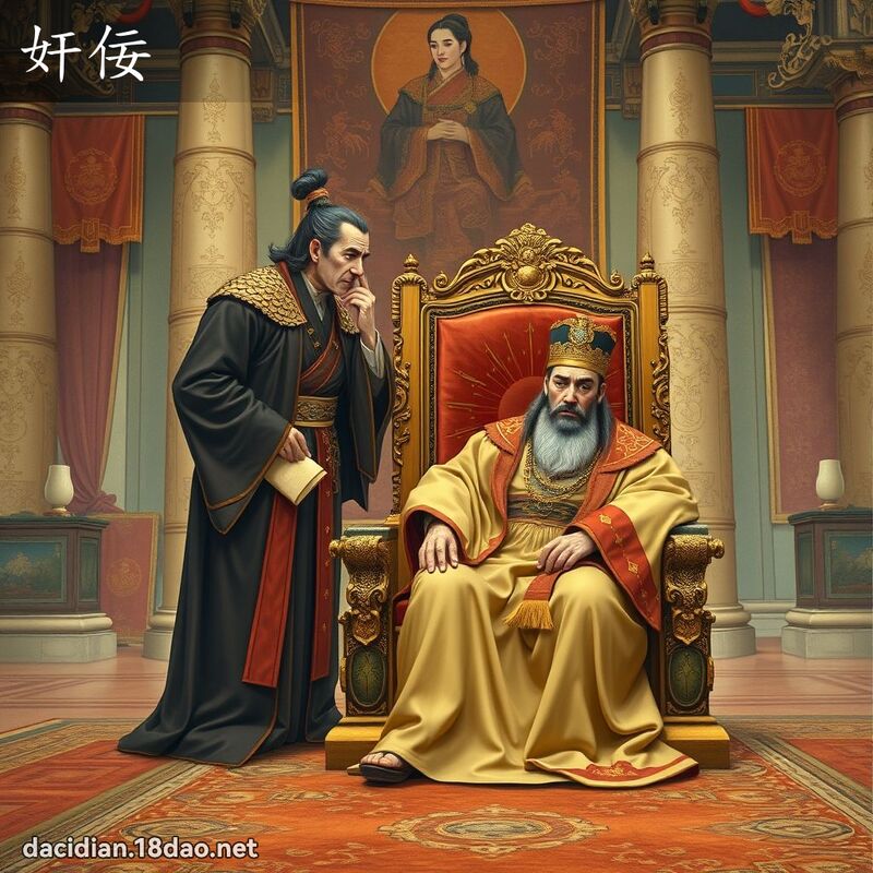 奸佞 - 國語大辭典配圖