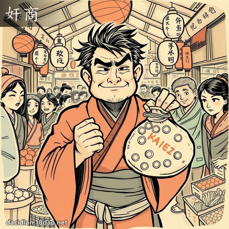 奸商 - 国语大辞典配图