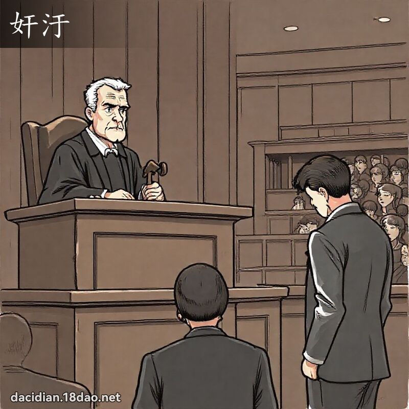 奸汙 - 国语大辞典配图